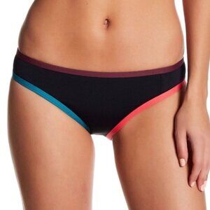 NWT Tavik Jayden Black Color Blocked Bikini Bottom - Large